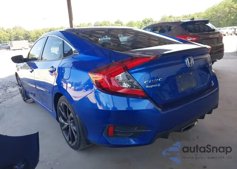 2019 Honda Civic Sport from USA, damaged, VIN 19XFC2F8XKE012662